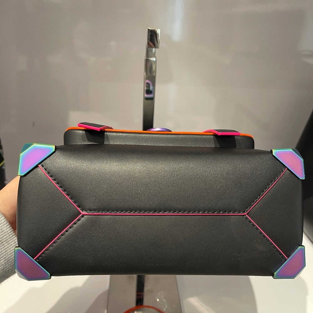 Michael Kors Black Bag with Rainbow Accents - Picture 3 of 8